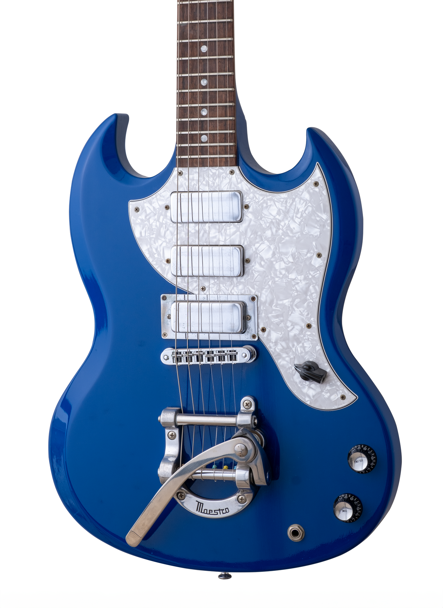 Gibson SG Deluxe Electric Guitar w/Bigsby Vibrato, Blue Ice